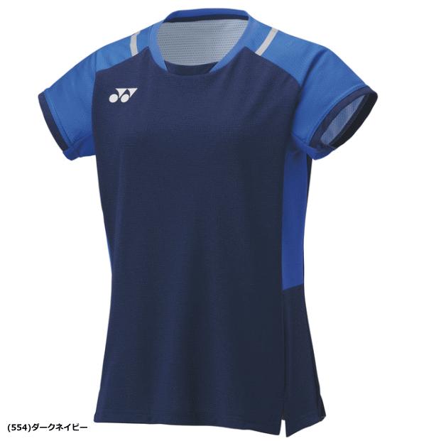 ヨネックス　YONEX テニス＆バドミントン　ゲームウェア　新品　Lネイビー YONEX（ヨネックス） バドミントン レディース ゲームシャツ 20845 ウェア