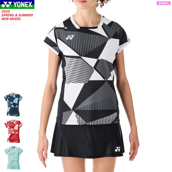 YONEX テニス ウィメンズゲームシャツ 20850 113 インクブルー M YONEX（ヨネックス） ゲームシャツ ユニホーム 半袖シャツ