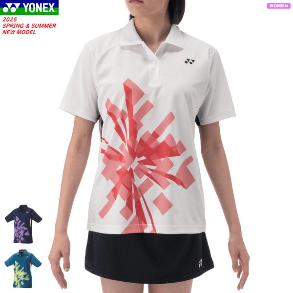 YONEX（ヨネックス） ゲームシャツ ユニホーム 半袖ポロシャツ 襟付き