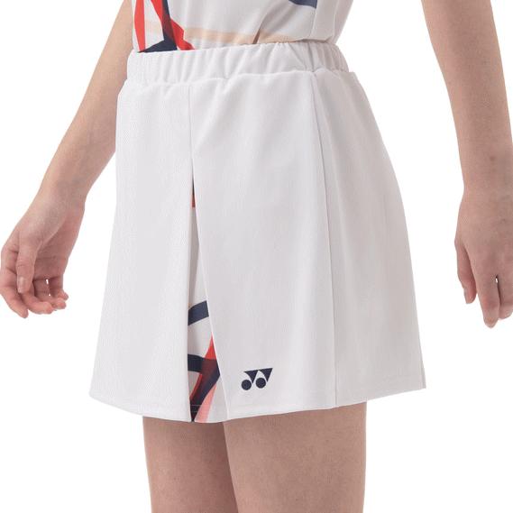 新品　レディース　スカート　スコート　ホワイト　XS 日本正規　TD172 YONEX（ヨネックス） スカート（インナースパッツ付）スコート レディースウェア