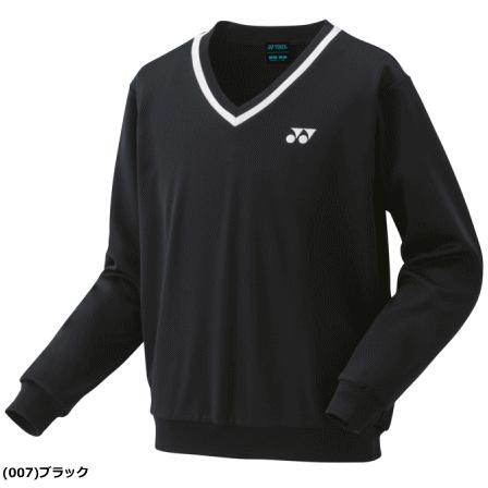 YONEX バドミントン Vネックシャツ YONEX（ヨネックス） ユニ裏地付Vブレーカー メンズ レディース 長袖