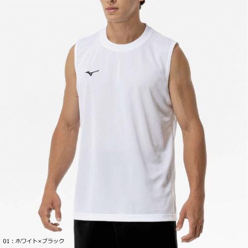 MIZUNO（ミズノ） タンクトップ ノースリーブシャツ ナビドライ 丸首