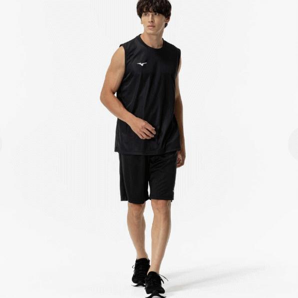 MIZUNO（ミズノ） タンクトップ ノースリーブシャツ ナビドライ 丸首