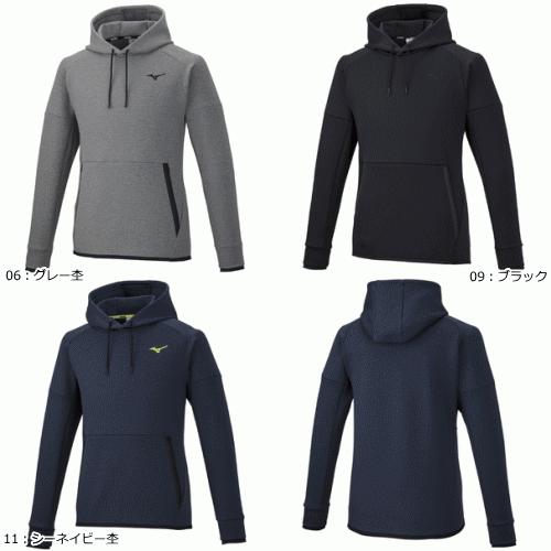 MIZUNO ミズノ スウェット ストレッチスウエットプルオーバーフーディ パーカー トレーニング ウェア メンズ レディース 男女兼用 32MC1550｜spo-stk｜03