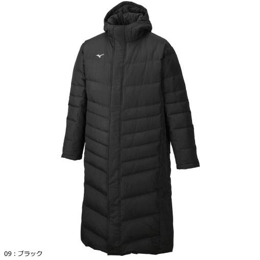 MIZUNO ミズノ ソフトテニス ウェア ベンチコート ロングダウン