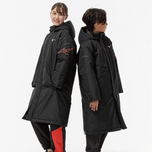 【美品】ミズノ　ベンチコート MIZUNO（ミズノ） レディース ベンチコート テックフィルブレスサーモ