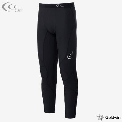 C3fit インパクトタイツ 3F14127 ブラック メンズM C3fit インパクトエアー ロングタイツ ランニング トレッキング メンズ