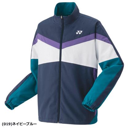 チル 　YONEX ジャケット パンツセット ネイビー/パープル YONEX（ヨネックス） 裏地付ウォームアップシャツ ウィンドジャケット