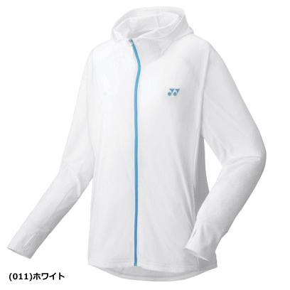 ヨネックスホワイト系ゲームウェア上下セット L YONEX（ヨネックス） ニットウォームアップパーカー ジャージ