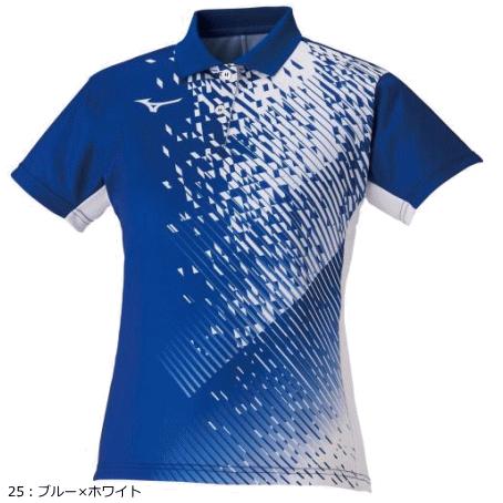 ミズノ　半袖ポロシャツ　2XL MIZUNO ミズノ ソフトテニス ウェア クイックドライゲームシャツ