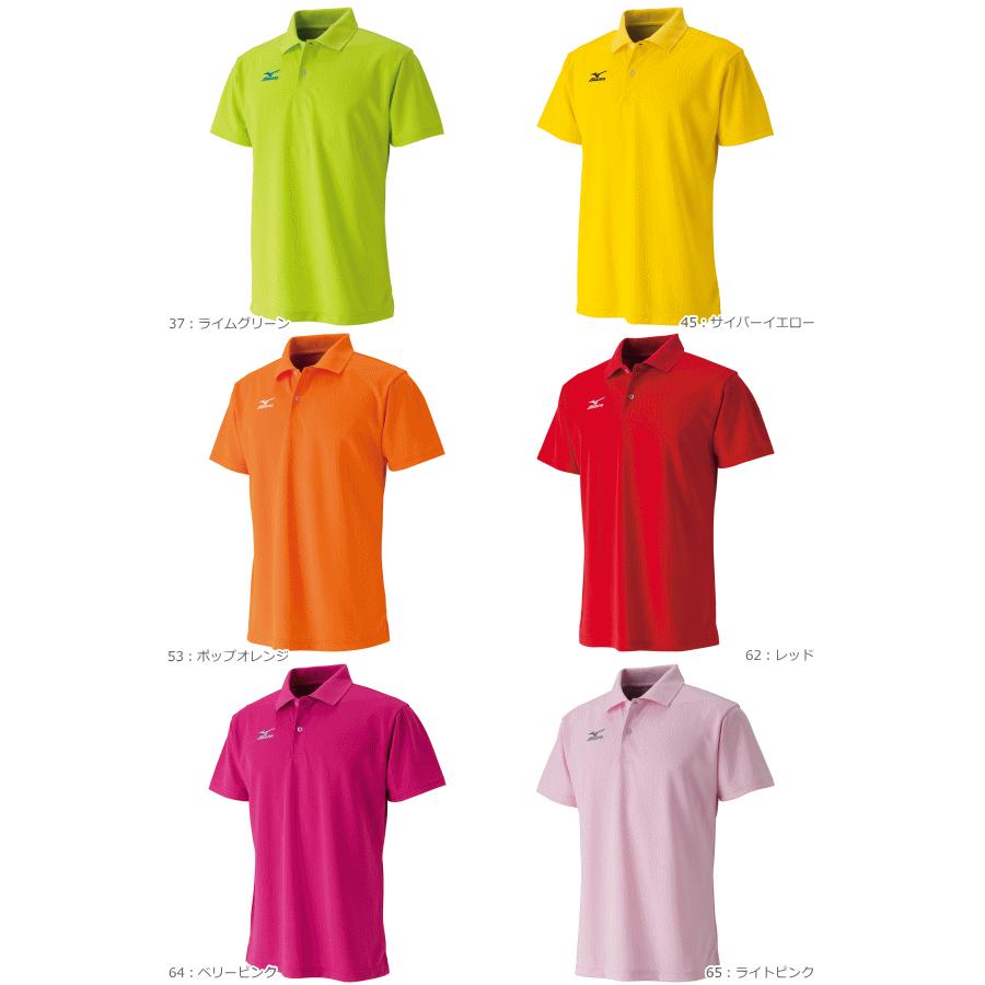 ミズノ　半袖ポロシャツ　2XL MIZUNO ミズノ ソフトテニス ウェア ポロシャツ 半袖シャツ