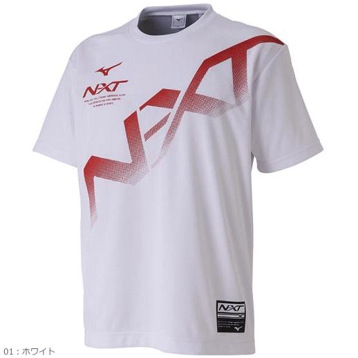 MIZUNO ミズノ ソフトテニス ウェア N-XT Tシャツ 半袖シャツ プリントTシャツ 62JA9Z53 ユニセックス 1枚までメール便OK｜spo-stk｜02