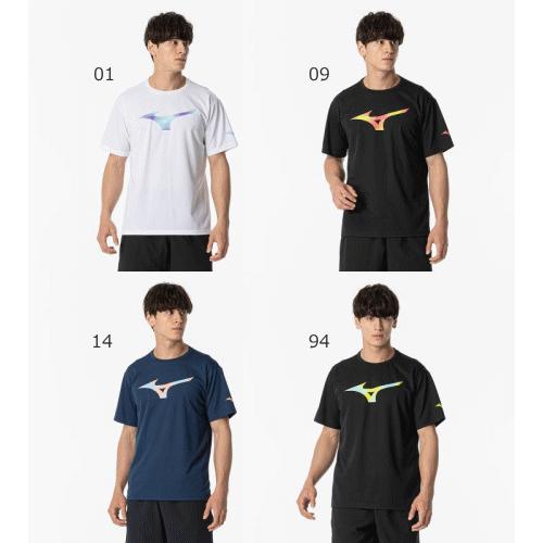 MIZUNO ミズノ プラクティスシャツ 半袖Tシャツ ソフトテニス バドミントン ウェア 練習着 着替え ユニセックス 62JAB016 メール便OK｜spo-stk｜02