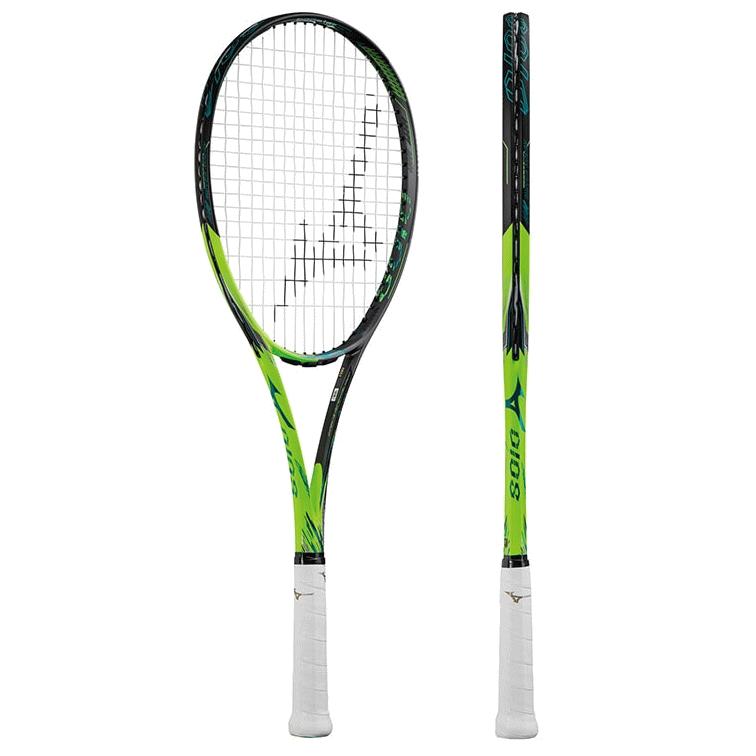 シルバーグレー サイズ ミズノ ソフトテニスラケット デュオス 10-C