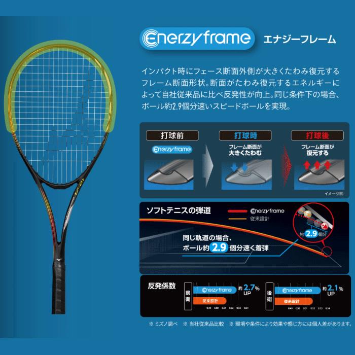 MIZUNO ミズノ ソフトテニス ラケット ACROSPEED S-01 アクロスピード 後衛用 中・上級者向け 63JTN3A460 返品・交換不可 【郵】｜spo-stk｜03