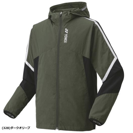 YONEX フード付きジャケット ブラック 新品 YONEX（ヨネックス） ウィンドブレーカー 長袖 ジャケット メンズ