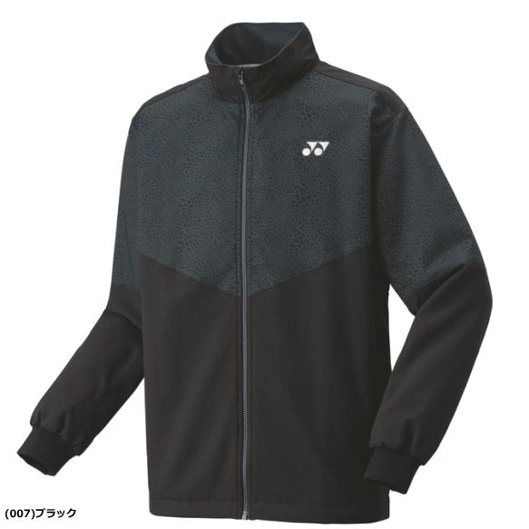 YONEX 裏地付きウィンドウォーマーシャツ、ユニМサイズ70099ブラック YONEX（ヨネックス） 裏地付ウィンドウォーマーシャツ ウィンド