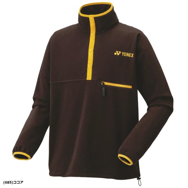 YONEX ユニ ジャージ ジャケット トレーニング YONEX(ヨネックス) M 防寒 イエロー 切替え ジャケット プルオーバー ヨネックス ウェア