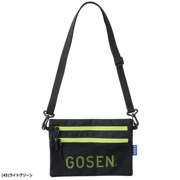 GOSEN バドミントンバッグ グリーン GOSEN（ゴーセン） バッグ サコッシュ Utility 小物入れ ソフトテニス