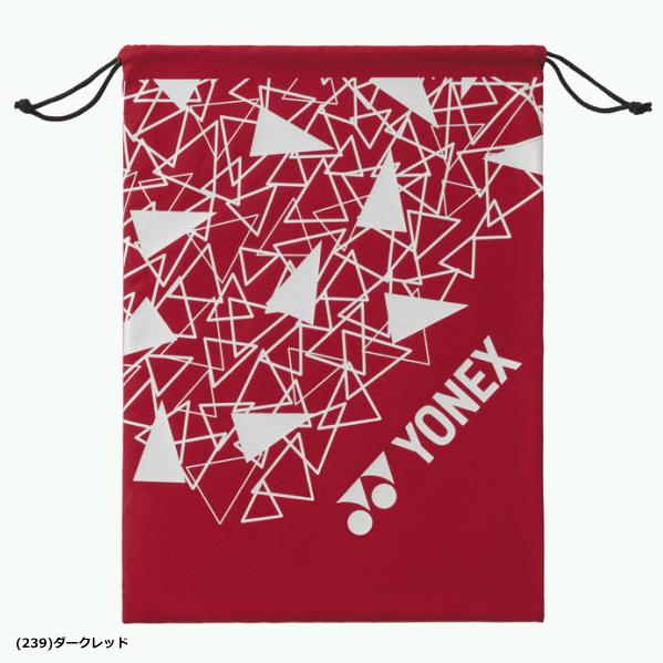 YONEX バドミントンシューズ レッド 収納袋付き YONEX（ヨネックス） シューズケース シューズ袋 シューズバッグ 靴