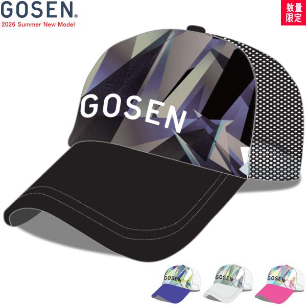 GOSEN（ゴーセン） ソフトテニス ロゴキャップ メッシュキャップ 帽子