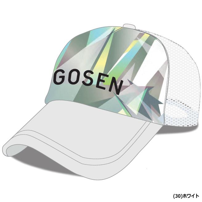 GOSEN（ゴーセン） ソフトテニス ロゴキャップ メッシュキャップ 帽子