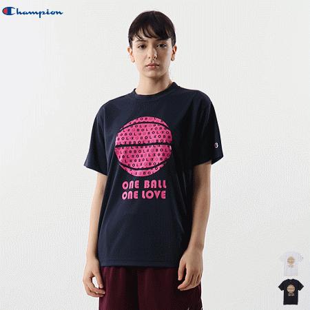 Champion チャンピオン バスケットボールウェア 半袖シャツ 練習着 プラクティスシャツ ｔシャツ レディース 女性用 Cwtb3 １枚までメール便ok 返品不可 Cwtb3 ソフトテニス館 通販 Yahoo ショッピング