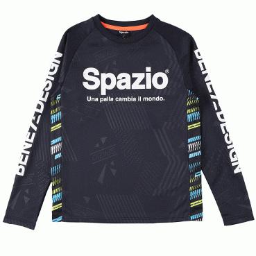 Spazio スパッツィオ フットサル サッカー ウェア 長袖シャツ 練習着 ロングプラシャツ ジュニア キッズ 子供用 Ge0702 １枚までメール便ok Ge0702 ソフトテニス館 通販 Yahoo ショッピング