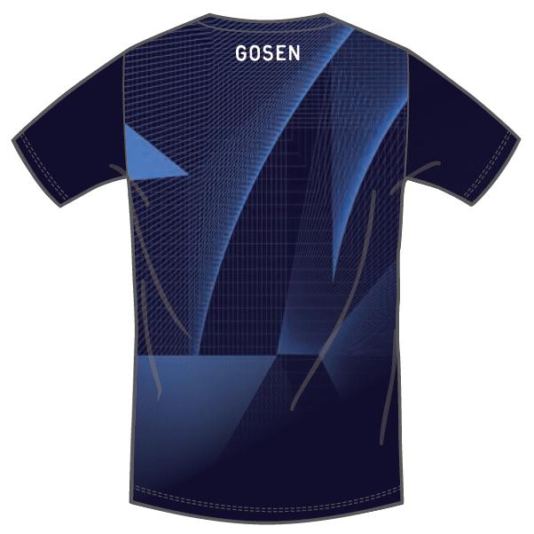 【L】ソフトテニス　2018年　ハイジャパロンT 半袖　GOSEN GOSEN（ゴーセン） 半袖Tシャツ 昇華Tシャツ 練習着 着替え