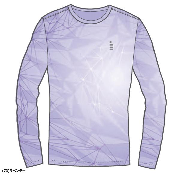 GOSEN 長袖Tシャツ L ラベンダー J26A03 GOSEN（ゴーセン） 長袖Tシャツ 昇華ロングスリーブTシャツ 練習着