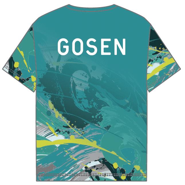 GOSEN（ゴーセン） 半袖Tシャツ 昇華Tシャツ 練習着 着替え