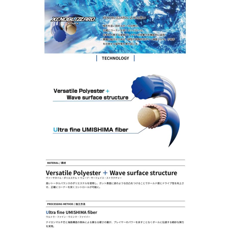 GOSEN（ゴーセン） ソフトテニス ガット ストリング XENOBLIZZARD ゼノ