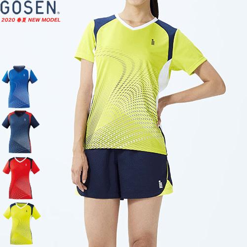 GOSEN（ゴーセン） ソフトテニスウェア ゲームシャツ ユニホーム 半袖