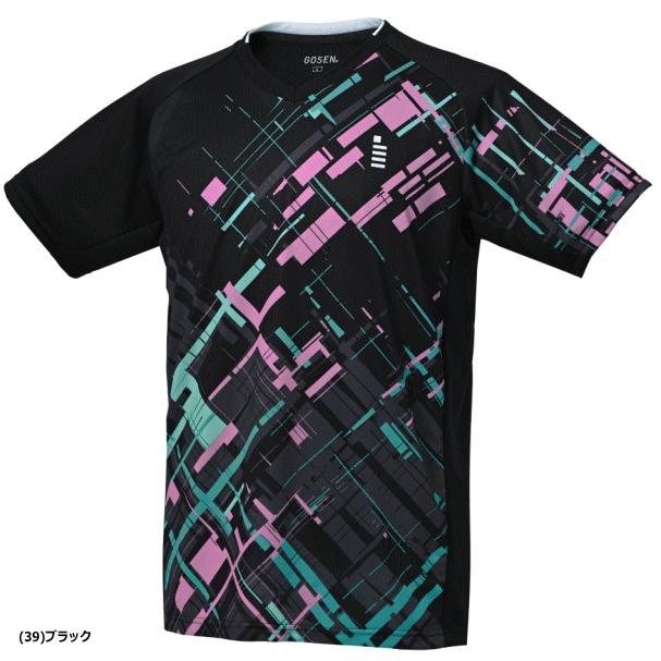 ゴーセン　ゲームシャツ　ユニM 半袖 GOSEN ゴーセン バドミントン ゲームシャツ T2514 ユニ 男女兼用