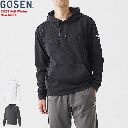 GOSEN（ゴーセン） 裏起毛ストレッチプルオーバーパーカー スウェット