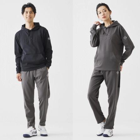 GOSEN（ゴーセン） 裏起毛ストレッチプルオーバーパーカー スウェット