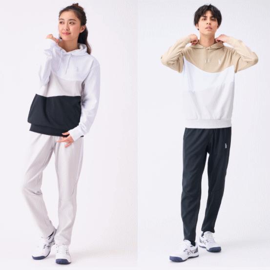 GOSEN（ゴーセン） 裏起毛ストレッチパーカー スウェットシャツ