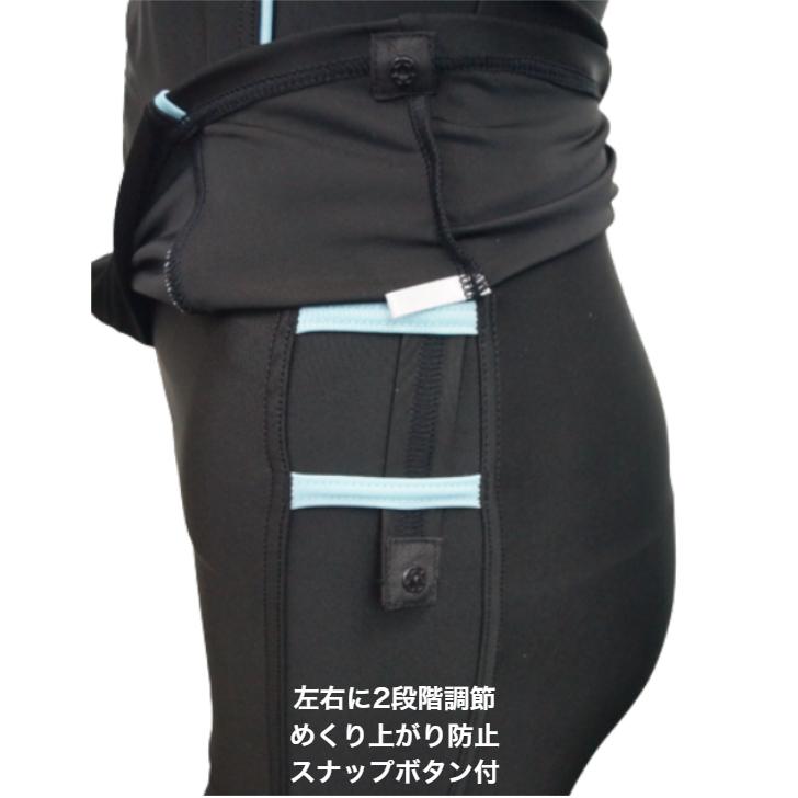 FILA（フィラ） 水着 レディース タンキニ フルジップ 半袖セパレート