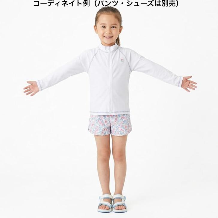 FILA（フィラ） スクール フルジップ 長袖 ラッシュガード スイム