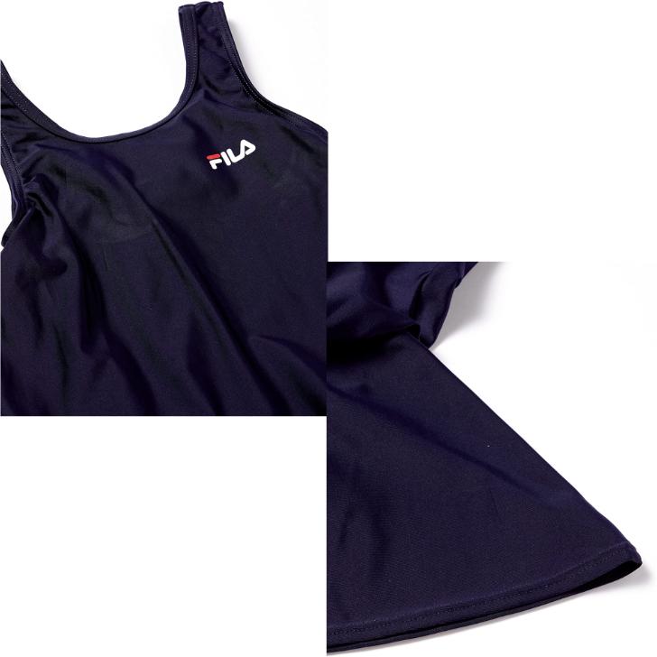 FILA フィラ スクール 水着 女の子 キュロット パンツ ゆったり