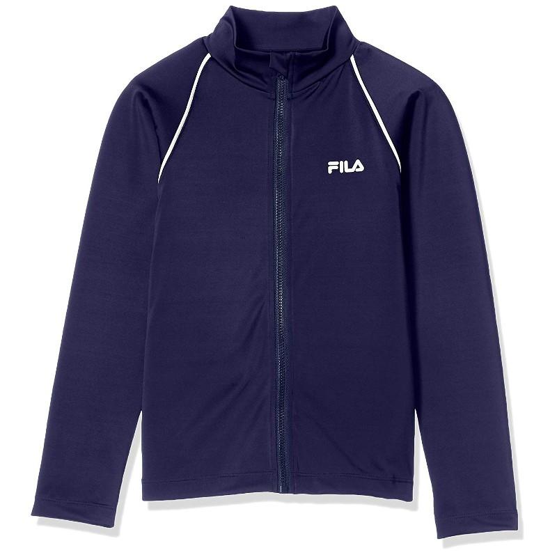 FILA（フィラ） スクール ラッシュガード フルジップ 長袖 スイム