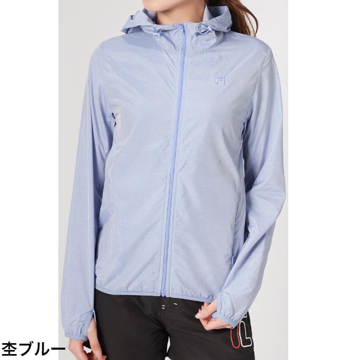 FILA フィラ タフタ パーカー ジャケット 220-726 フード付き レディース SWIM RUNNING FITNESS 水泳 ランニング フィットネス ウェア 送料無料｜spocon-store｜04