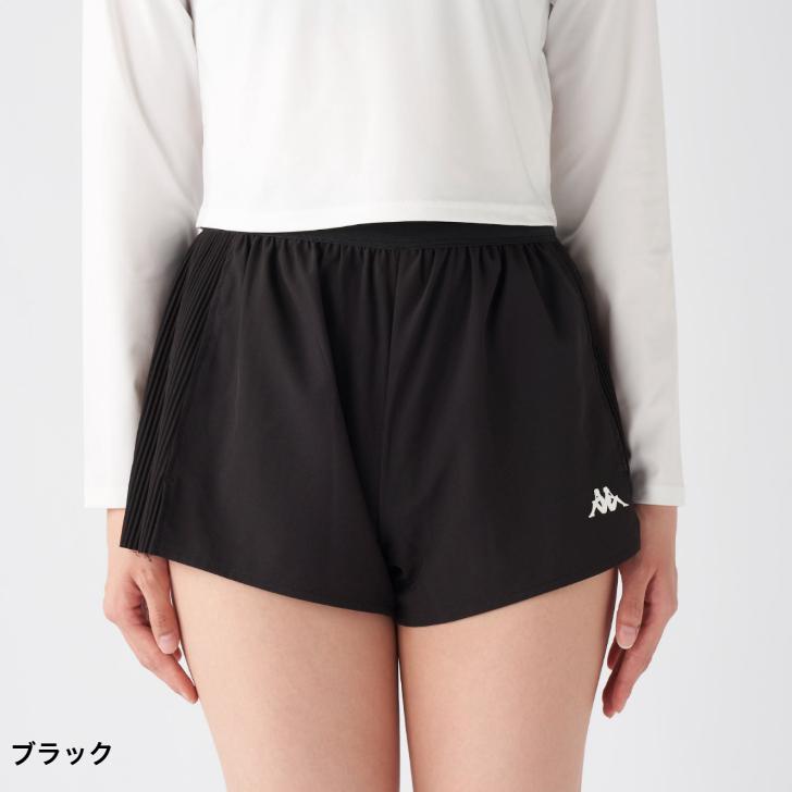 Kappa（カッパ） サイドプリーツ ランニング ショートパンツ 245-253