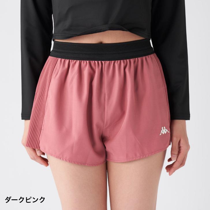 Kappa（カッパ） サイドプリーツ ランニング ショートパンツ 245-253