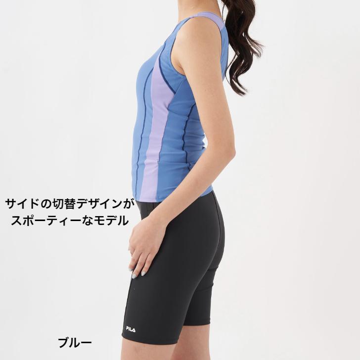 FILA フィラ 水着 レディース タンキニ かぶり セパレート フィットネス スイム ウェア 313-201 女性サイズ FITNESS SWIM セパレーツ｜spocon-store｜06