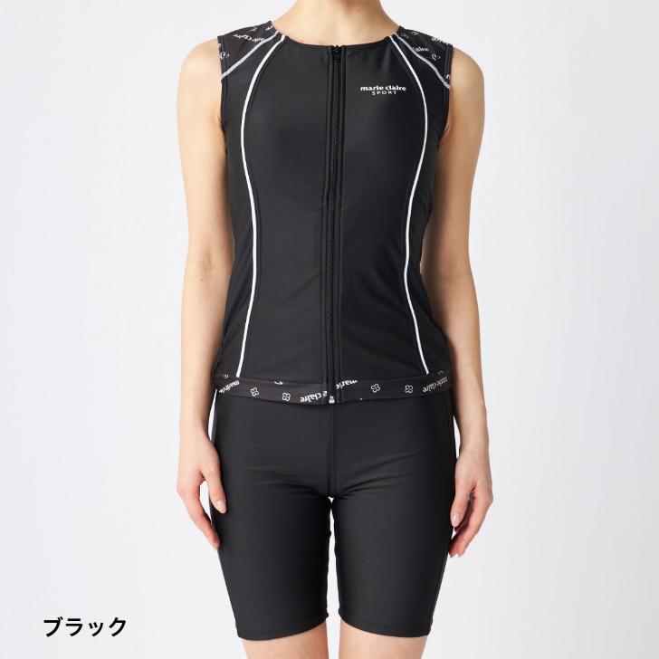 Marie Claire（マリ クレール） 水着 レディース タンキニ フルジップ
