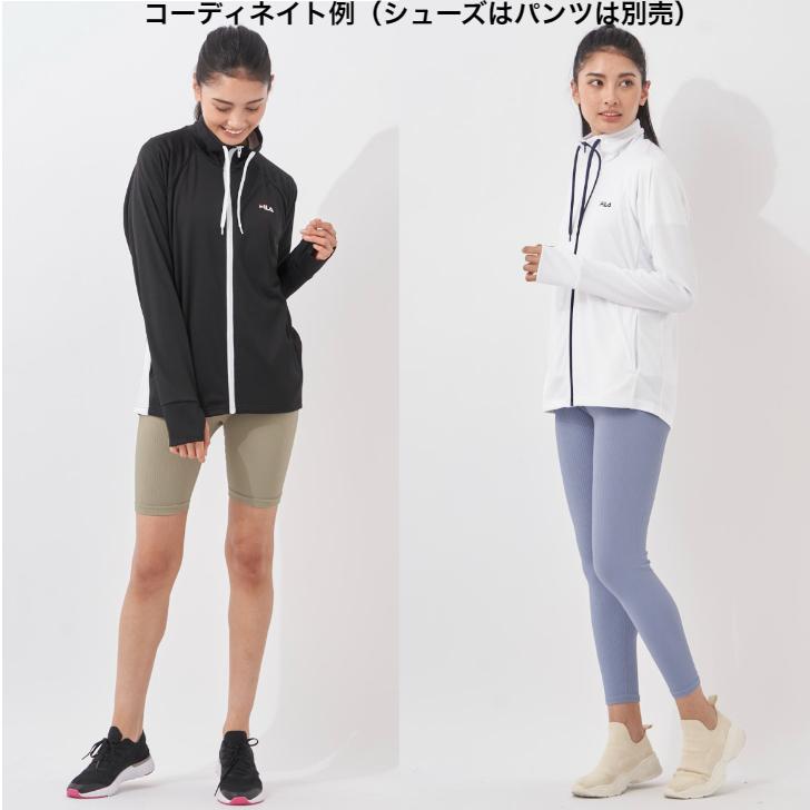 FILA フィラ PEスムース ラッシュガード 324-671 レディース ラッシュ ジャケット SWIM RUNNING FITNESS 水泳 ランニング フィットネス ウェア｜spocon-store｜07