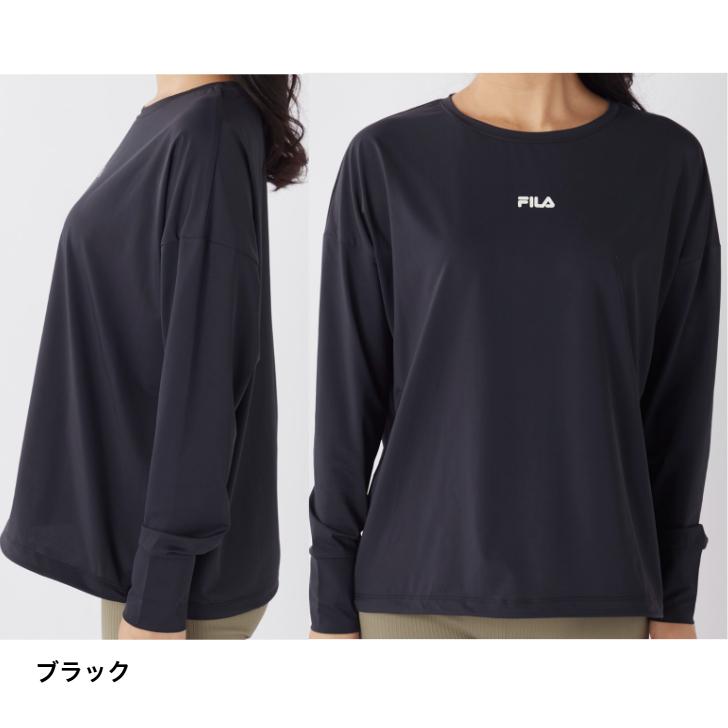 FILA（フィラ） 接触冷感 UV プルオーバー ロングTシャツ 325-674 長袖