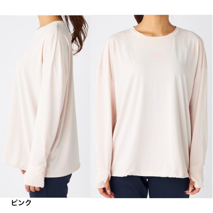 FILA（フィラ） 接触冷感 UV プルオーバー ロングTシャツ 325-674 長袖