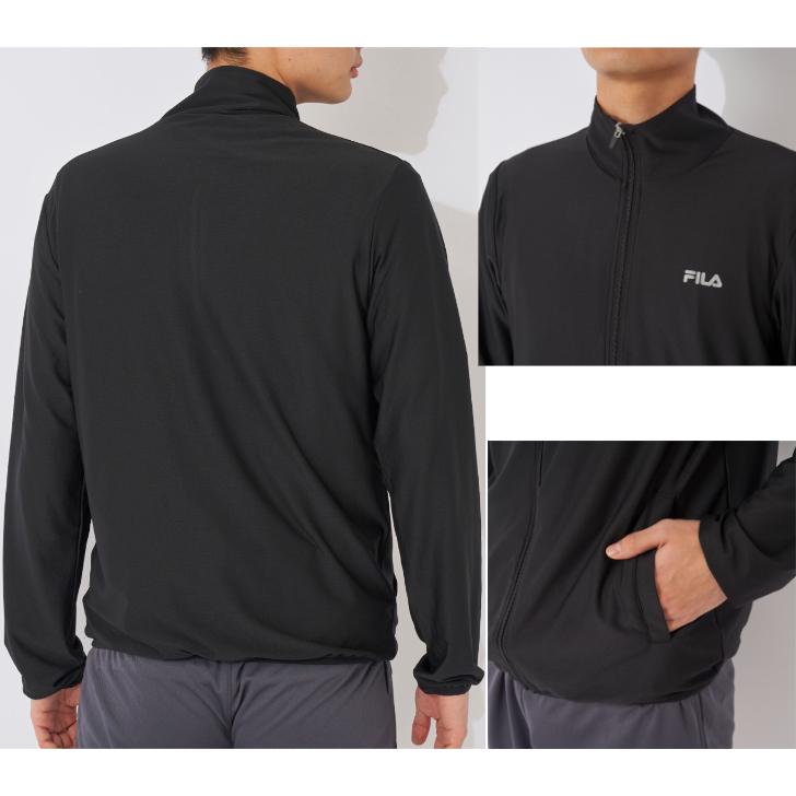 FILA（フィラ） フルジップ ストレッチ DRY ジャケット スタンドカラー